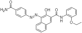 Pigment-Red-170-Molekulêre-struktuur
