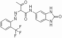 Pigment-Geel-154-Molekulêre-struktuur