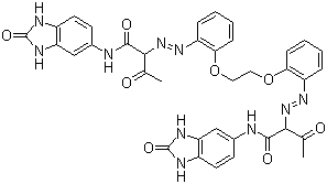 Pigment-Geel-180-Molekulêre-struktuur