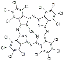 Pigment-groen-7-Molekulêre-struktuur