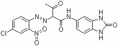 Pigment-oranje-36-Molekulêre-struktuur
