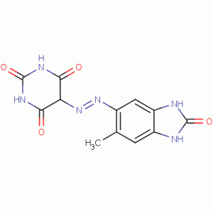 Pigment-oranje-64-Molekulêre-struktuur